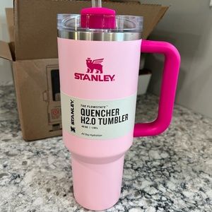 Flamingo 40oz Stanley Quencher 2.0